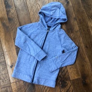 Heather blue hoodie - Size 6/7